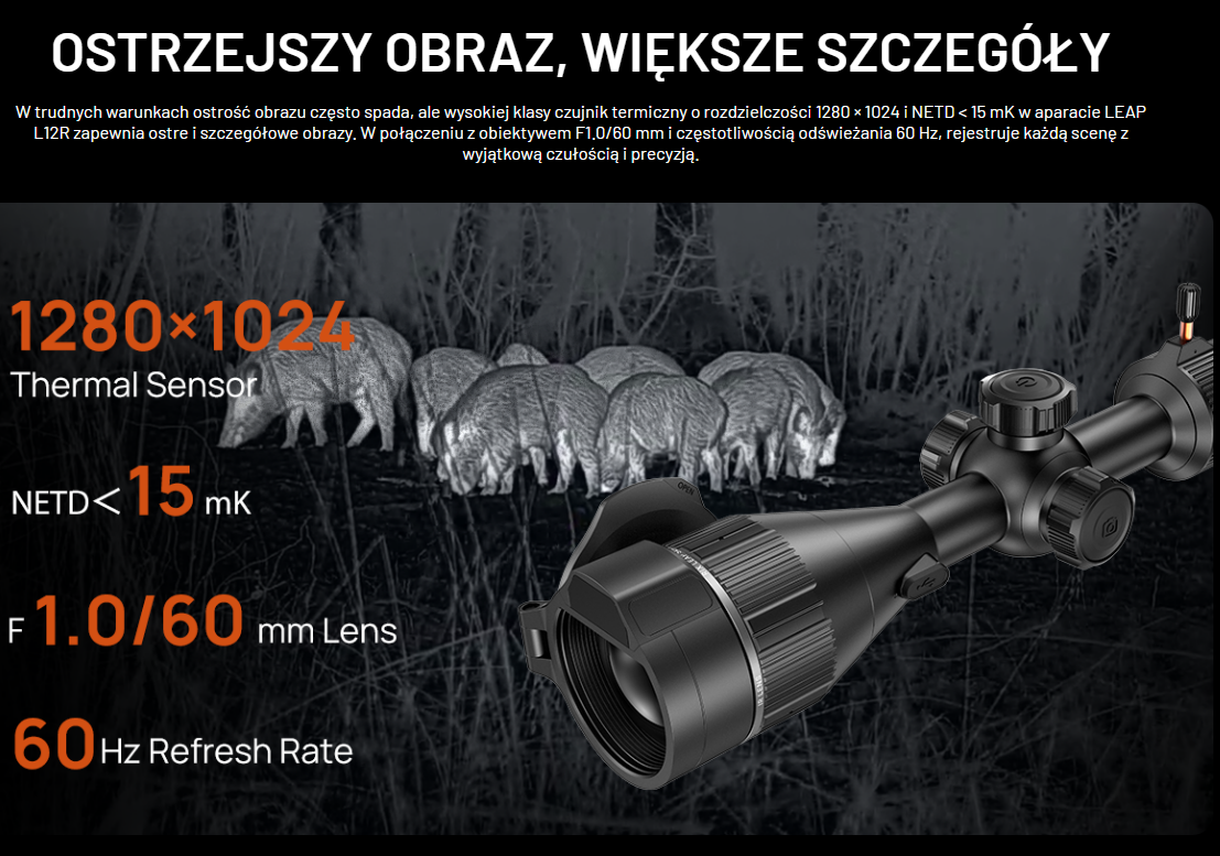 RIX LEAP L12R LRF rozdzielczość sensora